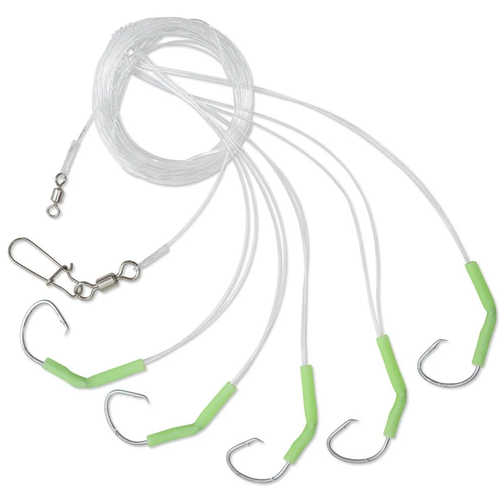 Rhino Rotbarsch-Vorfach Selbstleuchtend