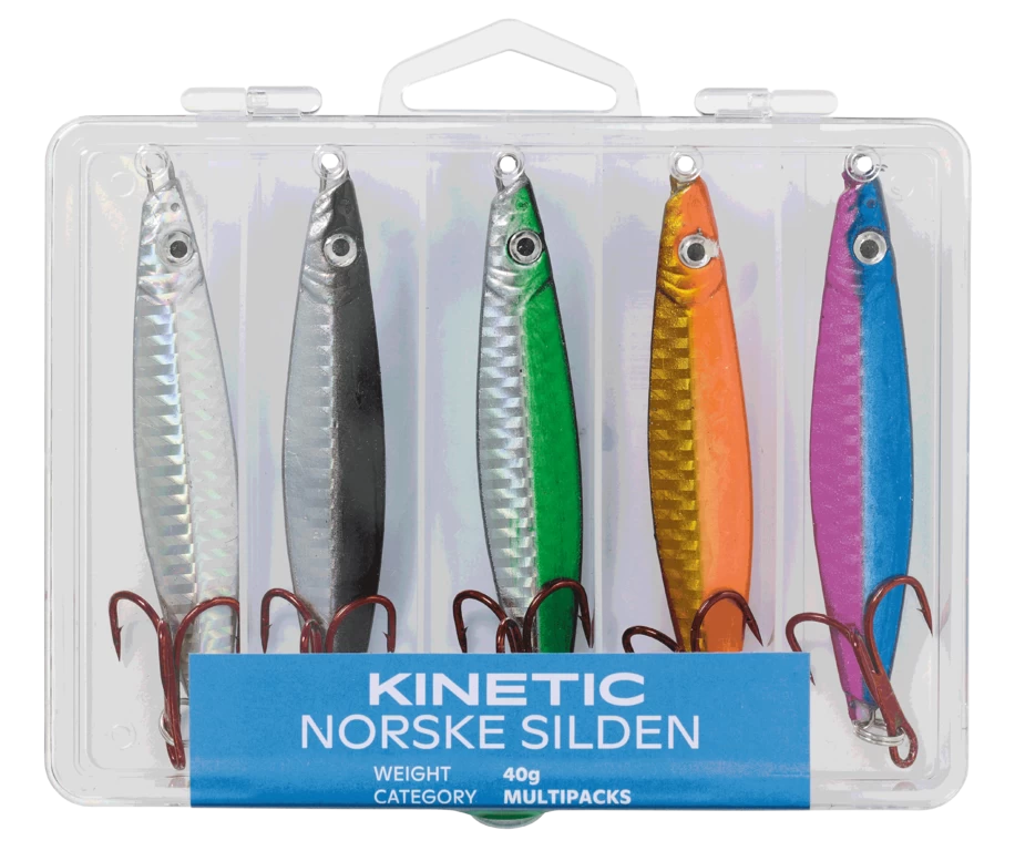 Kinetic Norske Silden - 5er Pilker-Set