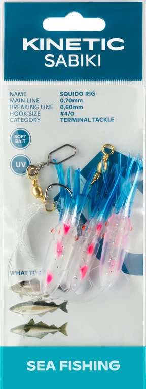 Kinetic Sabiki Squido Rig - Vorfach